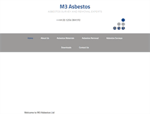 Tablet Screenshot of m3asbestos.com
